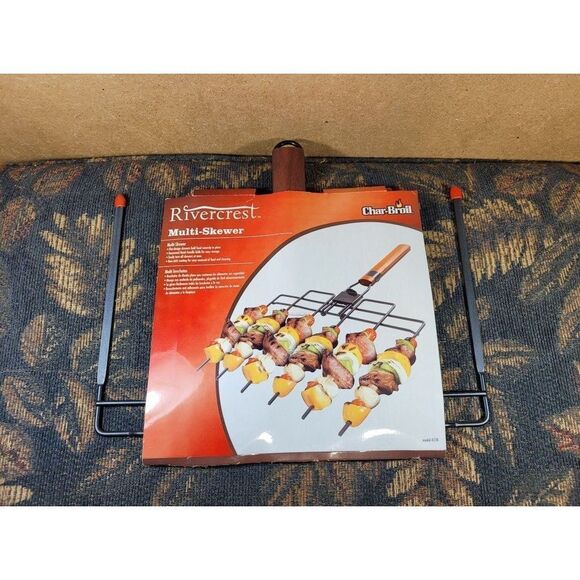 CharBroil Rivercrest Multi-Skewer- NIP - Picture 1 of 7